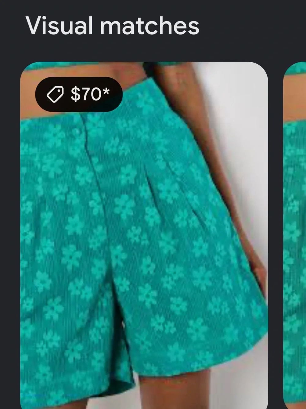 APRICOT Jade Green Floral Textured High-Waist Women’s Shorts